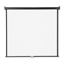 Load image into Gallery viewer, Quartet® wholesale. Wall Or Ceiling Projection Screen, 60 X 60, White Matte, Black Matte Casing. HSD Wholesale: Janitorial Supplies, Breakroom Supplies, Office Supplies.