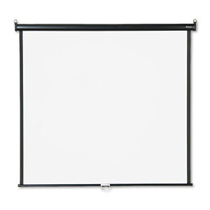 Quartet® wholesale. Wall Or Ceiling Projection Screen, 60 X 60, White Matte, Black Matte Casing. HSD Wholesale: Janitorial Supplies, Breakroom Supplies, Office Supplies.