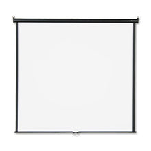 Load image into Gallery viewer, Quartet® wholesale. Wall Or Ceiling Projection Screen, 70 X 70, White Matte, Black Matte Casing. HSD Wholesale: Janitorial Supplies, Breakroom Supplies, Office Supplies.