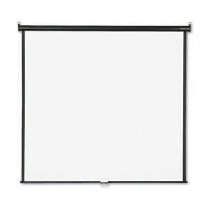 Quartet® wholesale. Wall Or Ceiling Projection Screen, 70 X 70, White Matte, Black Matte Casing. HSD Wholesale: Janitorial Supplies, Breakroom Supplies, Office Supplies.