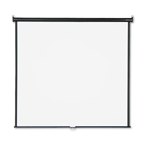 Quartet® wholesale. Wall Or Ceiling Projection Screen, 70 X 70, White Matte, Black Matte Casing. HSD Wholesale: Janitorial Supplies, Breakroom Supplies, Office Supplies.