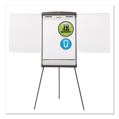 Quartet® wholesale. Magnetic Dry Erase Easel, 27 X 35, White Surface, Graphite Frame. HSD Wholesale: Janitorial Supplies, Breakroom Supplies, Office Supplies.