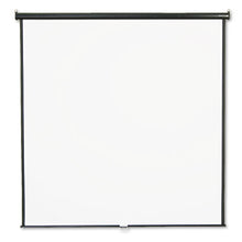 Load image into Gallery viewer, Quartet® wholesale. Wall Or Ceiling Projection Screen, 84 X 84, White Matte, Black Matte Casing. HSD Wholesale: Janitorial Supplies, Breakroom Supplies, Office Supplies.