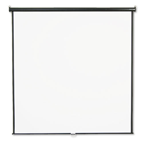 Quartet® wholesale. Wall Or Ceiling Projection Screen, 84 X 84, White Matte, Black Matte Casing. HSD Wholesale: Janitorial Supplies, Breakroom Supplies, Office Supplies.