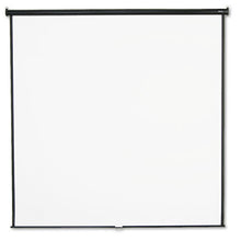 Load image into Gallery viewer, Quartet® wholesale. Wall Or Ceiling Projection Screen, 96 X 96, White Matte, Black Matte Casing. HSD Wholesale: Janitorial Supplies, Breakroom Supplies, Office Supplies.