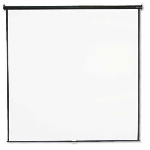 Quartet® wholesale. Wall Or Ceiling Projection Screen, 96 X 96, White Matte, Black Matte Casing. HSD Wholesale: Janitorial Supplies, Breakroom Supplies, Office Supplies.