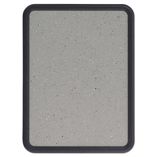 Quartet® wholesale. Contour Granite Gray Tack Board, 36 X 24, Black Frame. HSD Wholesale: Janitorial Supplies, Breakroom Supplies, Office Supplies.