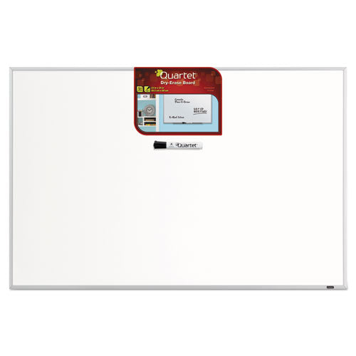 Quartet® wholesale. Dry Erase Board, Melamine Surface, 36 X 24, Silver Aluminum Frame. HSD Wholesale: Janitorial Supplies, Breakroom Supplies, Office Supplies.