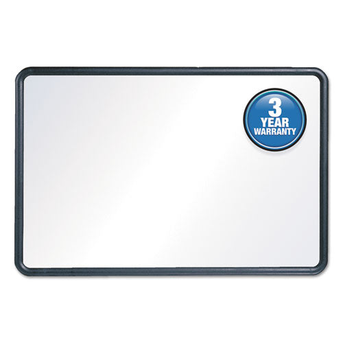 Quartet® wholesale. Contour Dry-erase Board, Melamine, 24 X 18, White Surface, Black Frame. HSD Wholesale: Janitorial Supplies, Breakroom Supplies, Office Supplies.