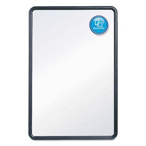 Quartet® wholesale. Contour Dry-erase Board, Melamine, 48 X 36, White Surface, Black Frame. HSD Wholesale: Janitorial Supplies, Breakroom Supplies, Office Supplies.