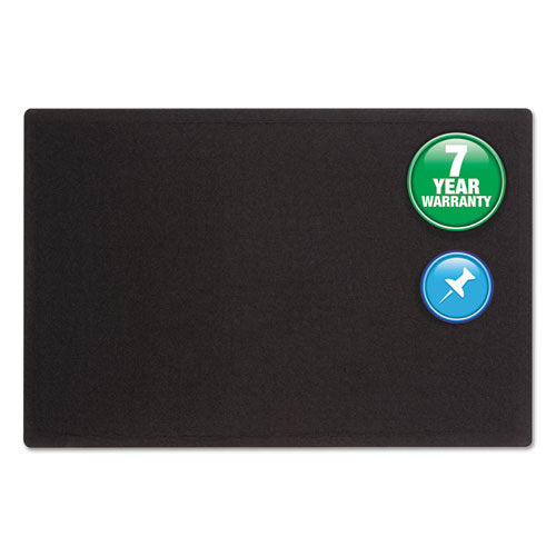 Quartet® wholesale. Oval Office Fabric Bulletin Board, 36 X 24, Black. HSD Wholesale: Janitorial Supplies, Breakroom Supplies, Office Supplies.