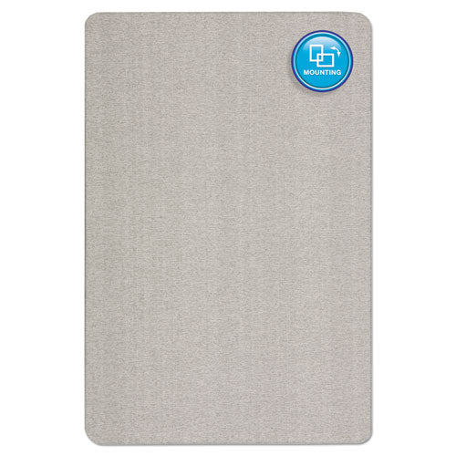 Quartet® wholesale. Oval Office Fabric Bulletin Board, 36 X 24, Gray. HSD Wholesale: Janitorial Supplies, Breakroom Supplies, Office Supplies.