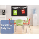 Quartet® wholesale. Oval Office Fabric Bulletin Board, 48 X 36, Black. HSD Wholesale: Janitorial Supplies, Breakroom Supplies, Office Supplies.