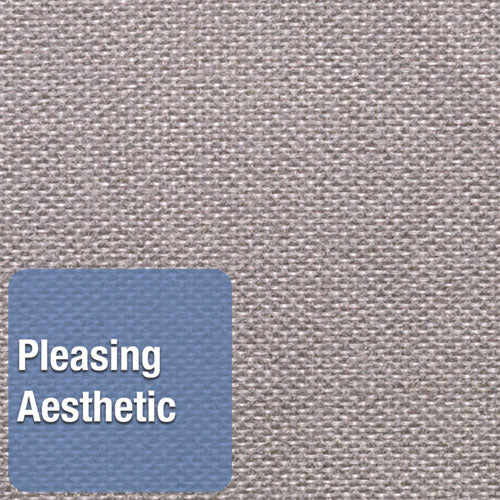 Quartet® wholesale. Oval Office Fabric Bulletin Board, 48 X 36, Gray. HSD Wholesale: Janitorial Supplies, Breakroom Supplies, Office Supplies.