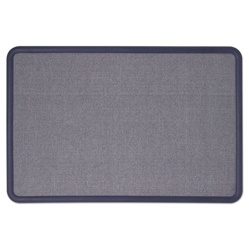 Quartet® wholesale. Contour Fabric Bulletin Board, 36 X 24, Light Blue, Plastic Navy Blue Frame. HSD Wholesale: Janitorial Supplies, Breakroom Supplies, Office Supplies.