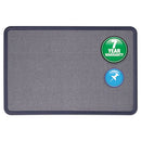 Quartet® wholesale. Contour Fabric Bulletin Board, 48 X 36, Light Blue, Plastic Navy Blue Frame. HSD Wholesale: Janitorial Supplies, Breakroom Supplies, Office Supplies.