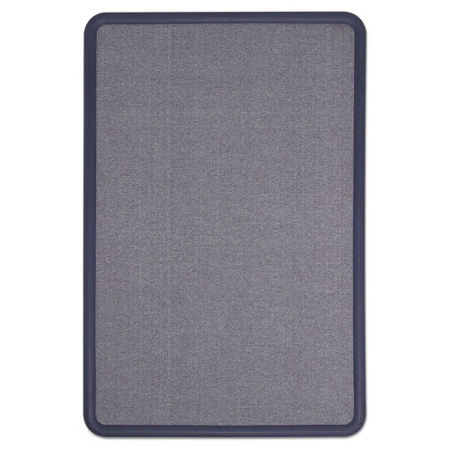 Quartet® wholesale. Contour Fabric Bulletin Board, 48 X 36, Light Blue, Plastic Navy Blue Frame. HSD Wholesale: Janitorial Supplies, Breakroom Supplies, Office Supplies.