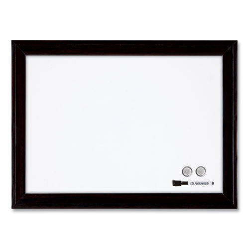 Quartet® wholesale. Home Decor Magnetic Dry Erase Board, 23 X 17, Black Wood Frame. HSD Wholesale: Janitorial Supplies, Breakroom Supplies, Office Supplies.