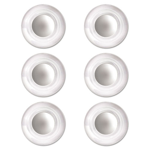 Quartet® wholesale. Glass Magnets, Large, 0.45" Dia, Clear, 6-pack. HSD Wholesale: Janitorial Supplies, Breakroom Supplies, Office Supplies.