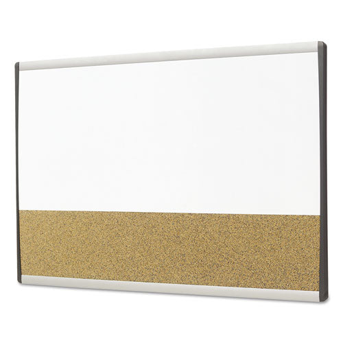 Quartet® wholesale. Magnetic Dry-erase-cork Board, 18 X 30, White Surface, Silver Aluminum Frame. HSD Wholesale: Janitorial Supplies, Breakroom Supplies, Office Supplies.