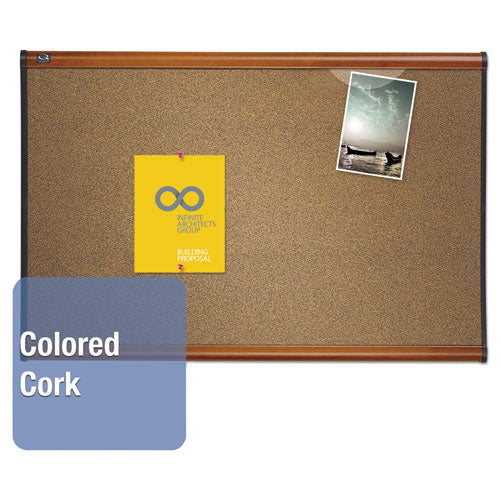 Quartet® wholesale. Prestige Bulletin Board, Brown Graphite-blend Surface, 36 X 24, Cherry Frame. HSD Wholesale: Janitorial Supplies, Breakroom Supplies, Office Supplies.