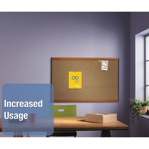 Quartet® wholesale. Prestige Bulletin Board, Brown Graphite-blend Surface, 48 X 36, Cherry Frame. HSD Wholesale: Janitorial Supplies, Breakroom Supplies, Office Supplies.