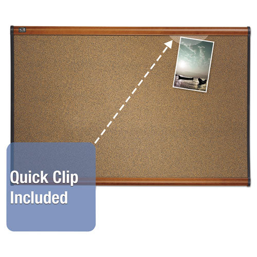 Quartet® wholesale. Prestige Bulletin Board, Brown Graphite-blend Surface, 48 X 36, Cherry Frame. HSD Wholesale: Janitorial Supplies, Breakroom Supplies, Office Supplies.