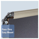 Quartet® wholesale. Prestige Euro-style Embossed Foam Bulletin Board, 48 X 34 7-16, Black-alum Frame. HSD Wholesale: Janitorial Supplies, Breakroom Supplies, Office Supplies.