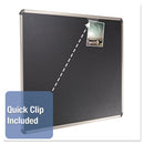 Quartet® wholesale. Prestige Euro-style Embossed Foam Bulletin Board, 48 X 34 7-16, Black-alum Frame. HSD Wholesale: Janitorial Supplies, Breakroom Supplies, Office Supplies.