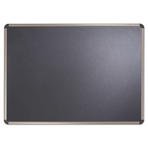 Quartet® wholesale. Prestige Euro-style Embossed Foam Bulletin Board, 48 X 34 7-16, Black-alum Frame. HSD Wholesale: Janitorial Supplies, Breakroom Supplies, Office Supplies.