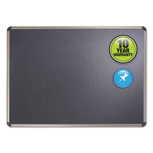 Quartet® wholesale. Prestige Euro-style Embossed Foam Bulletin Board, 72 X 48, Black-aluminum Frame. HSD Wholesale: Janitorial Supplies, Breakroom Supplies, Office Supplies.