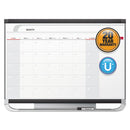 Quartet® wholesale. Prestige 2 Magnetic Total Erase Monthly Calendar, 36 X 24, Graphite Color Frame. HSD Wholesale: Janitorial Supplies, Breakroom Supplies, Office Supplies.