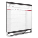 Quartet® wholesale. Prestige 2 Magnetic Total Erase Monthly Calendar, 36 X 24, Graphite Color Frame. HSD Wholesale: Janitorial Supplies, Breakroom Supplies, Office Supplies.