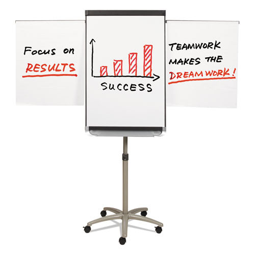 Quartet® wholesale. Prestige 2 Mobile Presentation Easel,  3 Ft X 2 Ft, Silver-white. HSD Wholesale: Janitorial Supplies, Breakroom Supplies, Office Supplies.