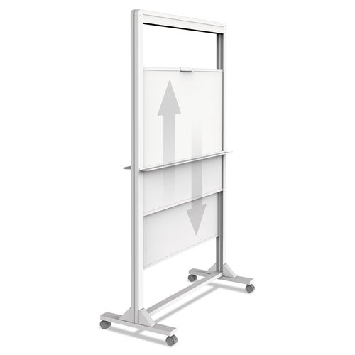 Quartet® wholesale. Motion Dual-track Mobile Magnetic Dry-erase Easel, Two 40 1-2 X 34 Panels, White. HSD Wholesale: Janitorial Supplies, Breakroom Supplies, Office Supplies.
