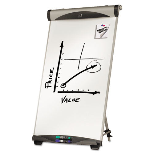 Quartet® wholesale. Euro Magnetic Presentation Easel, 27 X 39, White. HSD Wholesale: Janitorial Supplies, Breakroom Supplies, Office Supplies.