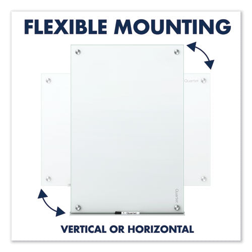 Quartet® wholesale. Infinity Magnetic Glass Marker Board, 36 X 24, White. HSD Wholesale: Janitorial Supplies, Breakroom Supplies, Office Supplies.