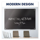 Quartet® wholesale. Infinity Black Glass Magnetic Marker Board, 48 X 36. HSD Wholesale: Janitorial Supplies, Breakroom Supplies, Office Supplies.