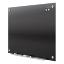 Quartet® wholesale. Infinity Black Glass Magnetic Marker Board, 48 X 36. HSD Wholesale: Janitorial Supplies, Breakroom Supplies, Office Supplies.