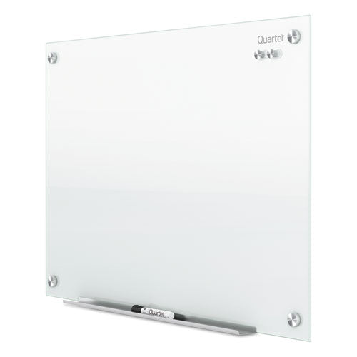 Quartet® wholesale. Infinity Magnetic Glass Marker Board, 48 X 36, White. HSD Wholesale: Janitorial Supplies, Breakroom Supplies, Office Supplies.