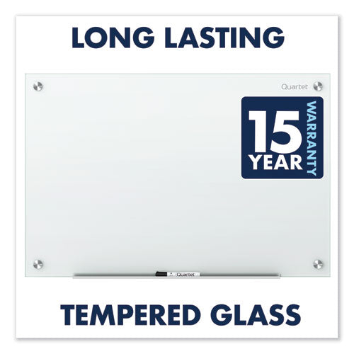 Quartet® wholesale. Infinity Magnetic Glass Marker Board, 48 X 36, White. HSD Wholesale: Janitorial Supplies, Breakroom Supplies, Office Supplies.