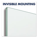 Quartet® wholesale. Invisamount Magnetic Glass Marker Board, Frameless, 50" X 28", White Surface. HSD Wholesale: Janitorial Supplies, Breakroom Supplies, Office Supplies.