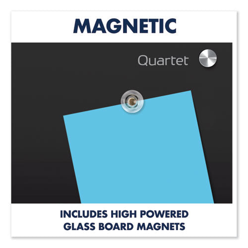 Quartet® wholesale. Infinity Black Glass Magnetic Marker Board, 72 X 48. HSD Wholesale: Janitorial Supplies, Breakroom Supplies, Office Supplies.