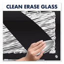 Quartet® wholesale. Infinity Black Glass Magnetic Marker Board, 72 X 48. HSD Wholesale: Janitorial Supplies, Breakroom Supplies, Office Supplies.