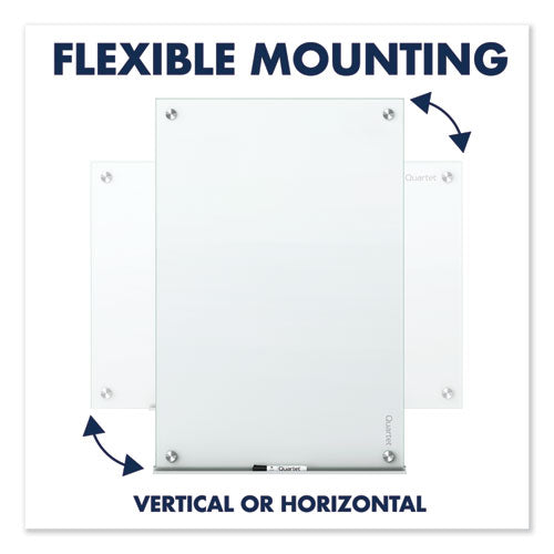 Quartet® wholesale. Infinity Magnetic Glass Marker Board, 72 X 48, White. HSD Wholesale: Janitorial Supplies, Breakroom Supplies, Office Supplies.