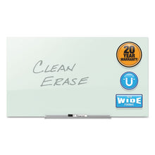 Load image into Gallery viewer, Quartet® wholesale. Invisamount Magnetic Glass Marker Board, Frameless, 74&quot; X 42&quot;, White Surface. HSD Wholesale: Janitorial Supplies, Breakroom Supplies, Office Supplies.