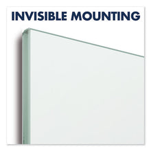 Load image into Gallery viewer, Quartet® wholesale. Invisamount Magnetic Glass Marker Board, Frameless, 74&quot; X 42&quot;, White Surface. HSD Wholesale: Janitorial Supplies, Breakroom Supplies, Office Supplies.