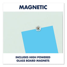 Load image into Gallery viewer, Quartet® wholesale. Invisamount Magnetic Glass Marker Board, Frameless, 74&quot; X 42&quot;, White Surface. HSD Wholesale: Janitorial Supplies, Breakroom Supplies, Office Supplies.