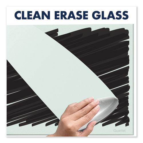 Quartet® wholesale. Invisamount Magnetic Glass Marker Board, Frameless, 85" X 48", White Surface. HSD Wholesale: Janitorial Supplies, Breakroom Supplies, Office Supplies.