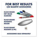Quartet® wholesale. Invisamount Magnetic Glass Marker Board, Frameless, 85" X 48", White Surface. HSD Wholesale: Janitorial Supplies, Breakroom Supplies, Office Supplies.